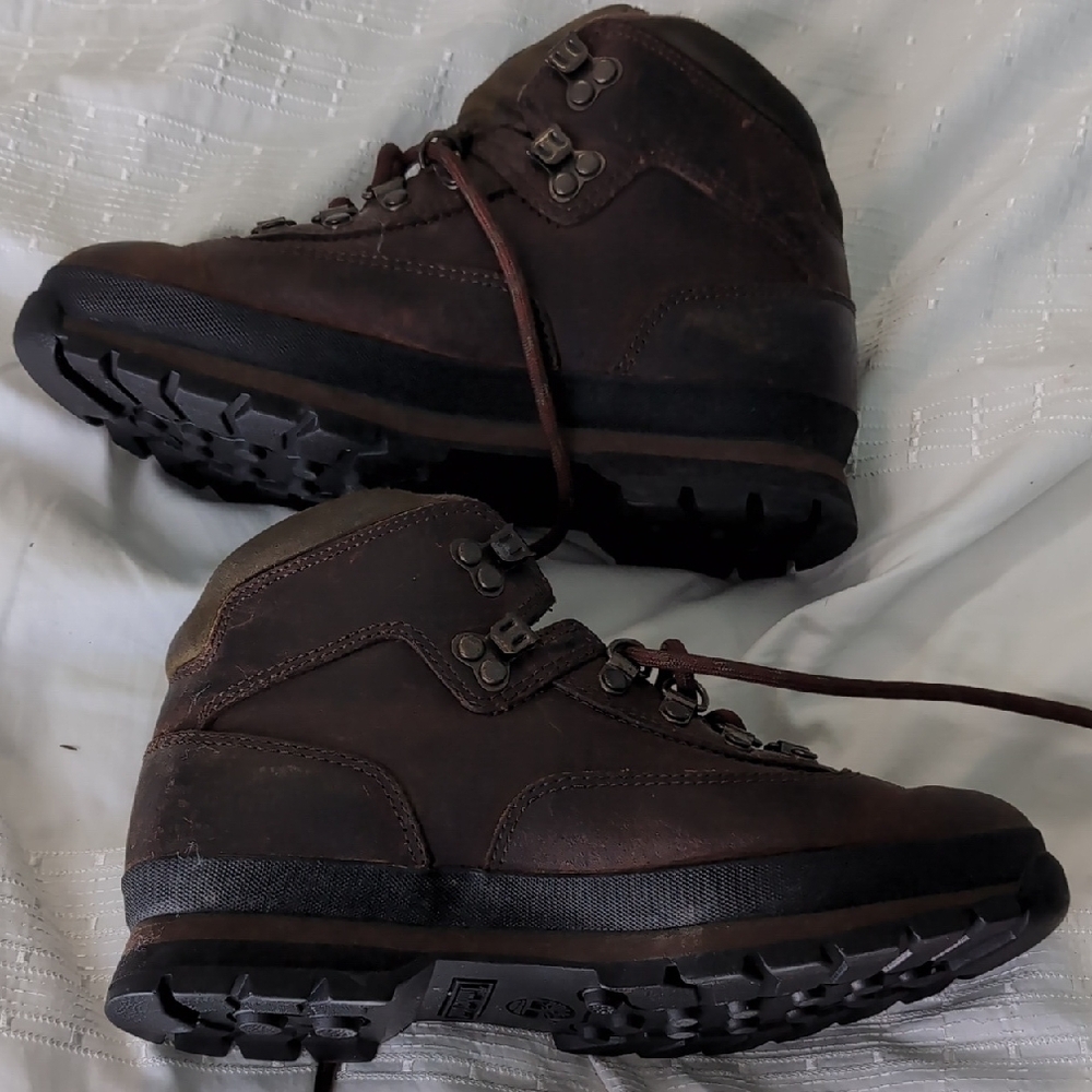 Timberland Dark Brown Leather Boots - Picture 4 of 6